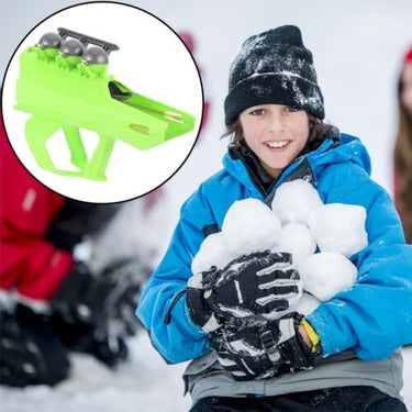 SnowBlast | La battaglia di neve definitiva - lanciatore di palle di neve 2-in-1